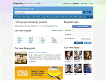 Tablet Screenshot of duygusuz.com